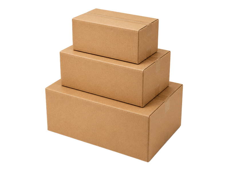 Stacked moving cartons