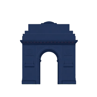 India Gate illustration, Delhi
