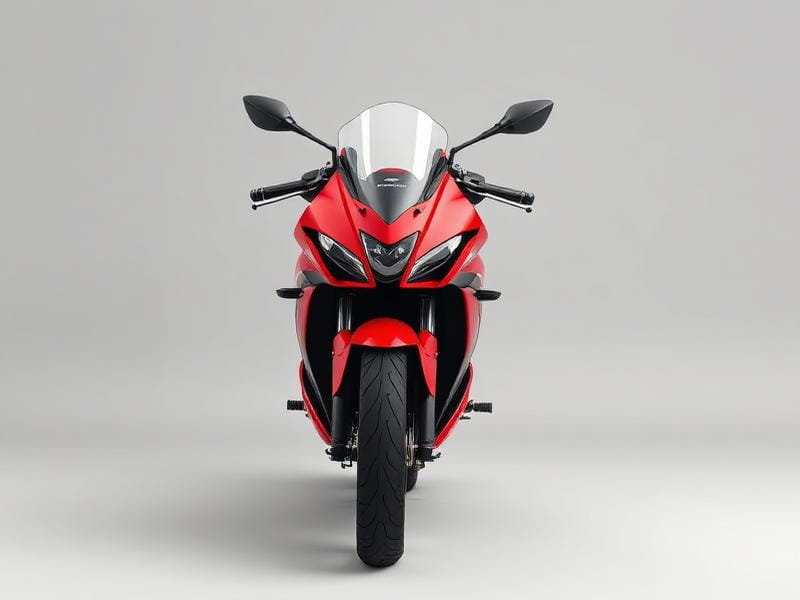 Motorcycle prepared for door to door bike transportation